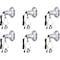 Ipower Simple Deluxe 6-PACK Clamp Lamp Light with 5.5-Inch Reflector, 60-Watt, 6PK HIWKLTCLAMPLIGHTSX6 - alternate 1